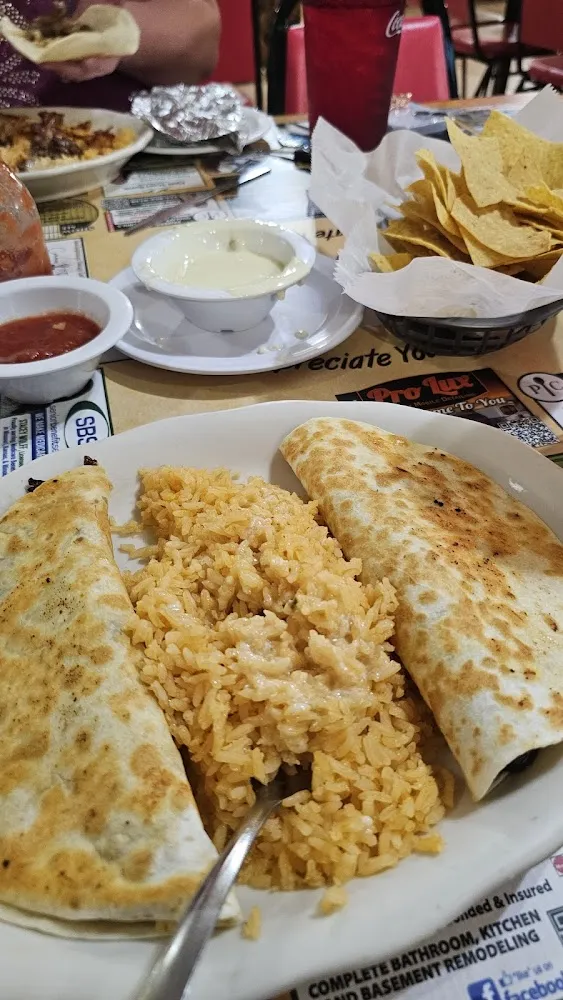 Vegetarian 7 Mushroom and Cheese Quesadilla